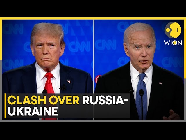 ⁣Biden vs Trump US Presidential Debate: Biden-Trump fiercely clash over Russia-Ukraine | WION