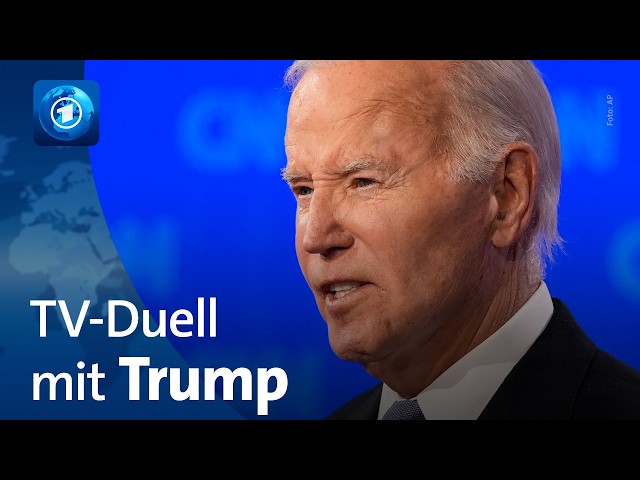 ⁣So lief das TV-Duell zwischen Joe Biden und Donald Trump