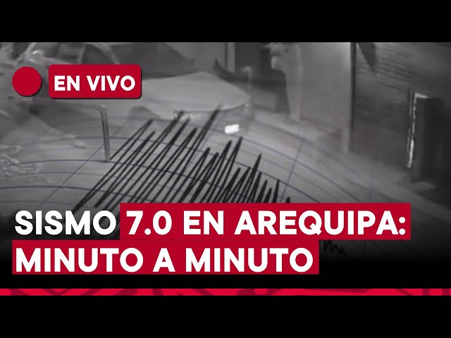 ⁣Sismo de 7.0 en Arequipa EN VIVO: reporte minuto a minuto de TVPerú Noticias en Caravelí
