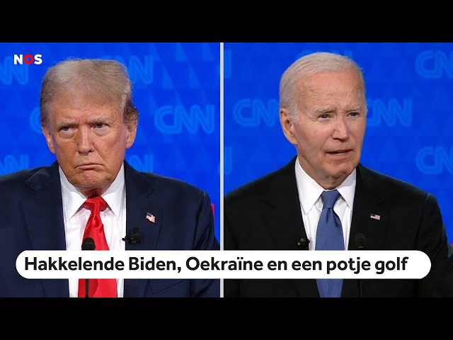 ⁣Zo ging het eerste debat tussen Biden en Trump