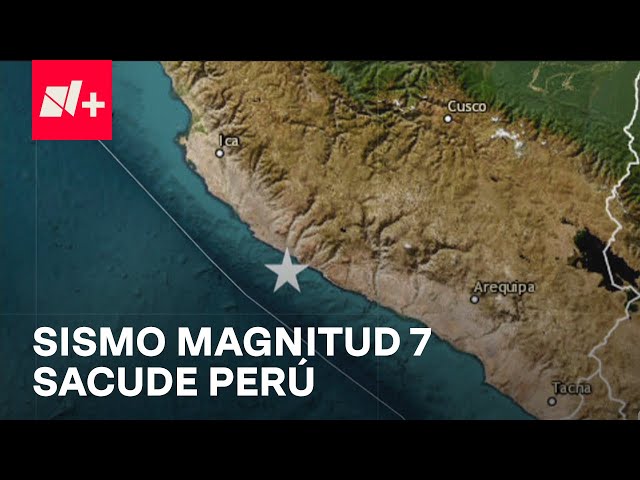 ⁣Sismo de magnitud 7 en Perú - Las noticias