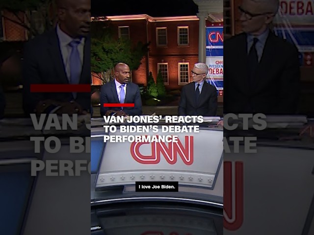 ⁣Van Jones reacts to Biden's debate performance