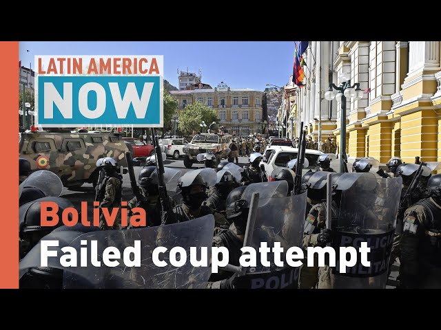 ⁣Latin America Now: Failed coup attempt in Bolivia