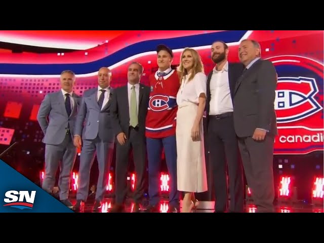 ⁣Celine Dion Helps Canadiens Select Ivan Demidov No. 5 In 2024 NHL Draft