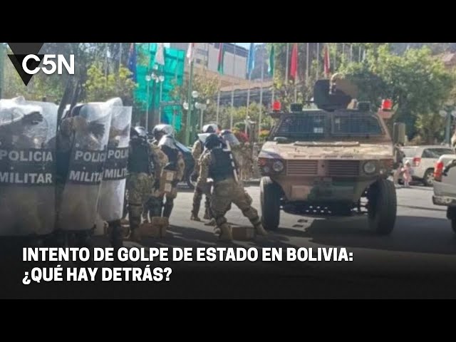 ⁣INTENTO de GOLPE DE ESTADO en BOLIVIA: ¿QUÉ HAY DETRÁS?