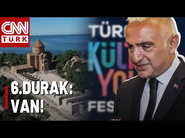 ⁣Kültür Yolu Festivali'nin 6. Durağı Van! Bakan Mehmet Nuri Ersoy CNN TÜRK'e Anlattı!