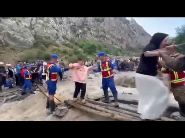 ⁣Қырғызстанда селге байланысты эвакуация жүріп жатыр