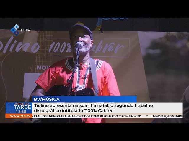 ⁣Tiolino apresenta na sua ilha natal, o segundo trabalho discográfico intitulado "100% Cabrer&qu