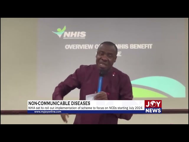 ⁣NCDs: NHIA set to roll out implementation of scheme to focus on NCDs starting July 2024. #JoyNews