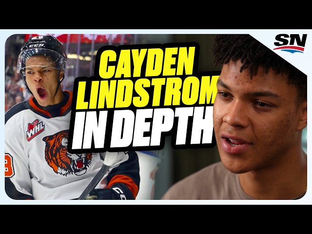 ⁣Cayden Lindstrom Is Ready To Achieve His NHL Dreams