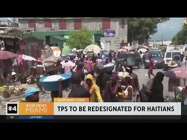 ⁣TPS to be redesignated for Haitians