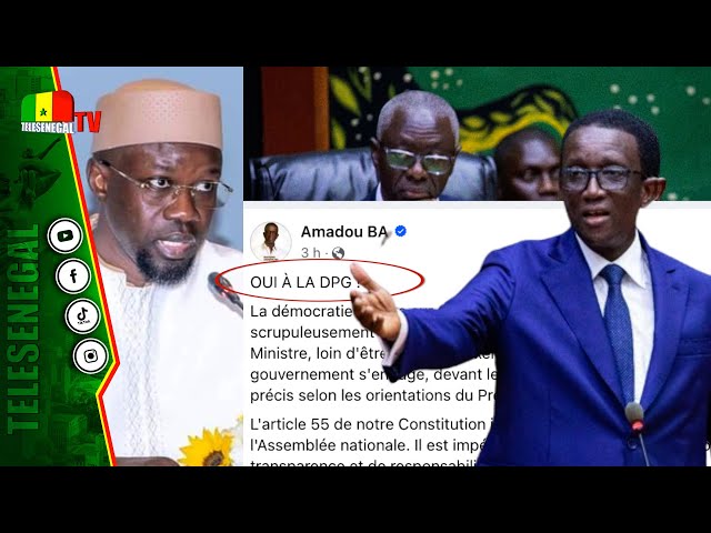 ⁣Polémique DPG: Amadou Ba prend position et remet les pendules à l'heure