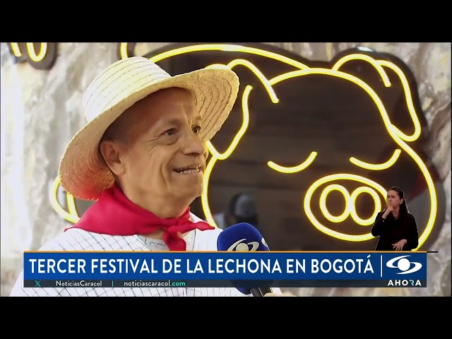 ⁣Festival de la lechona en Bogotá: hay platos desde 10.000 pesos