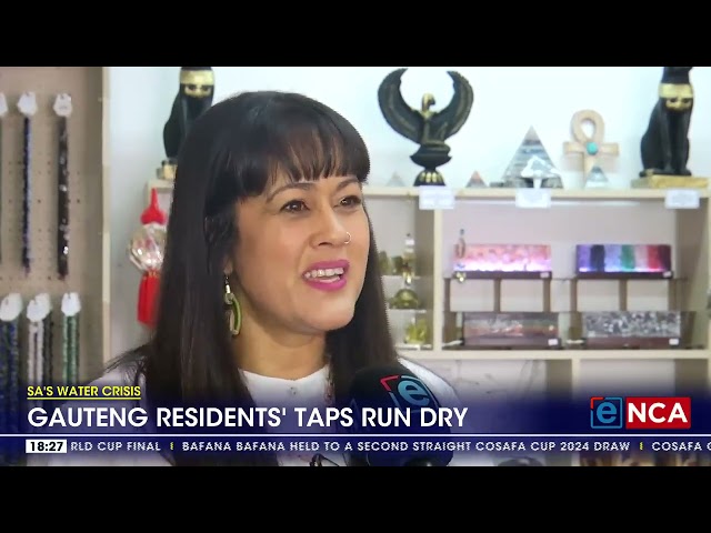 ⁣Gauteng residents' taps run dry