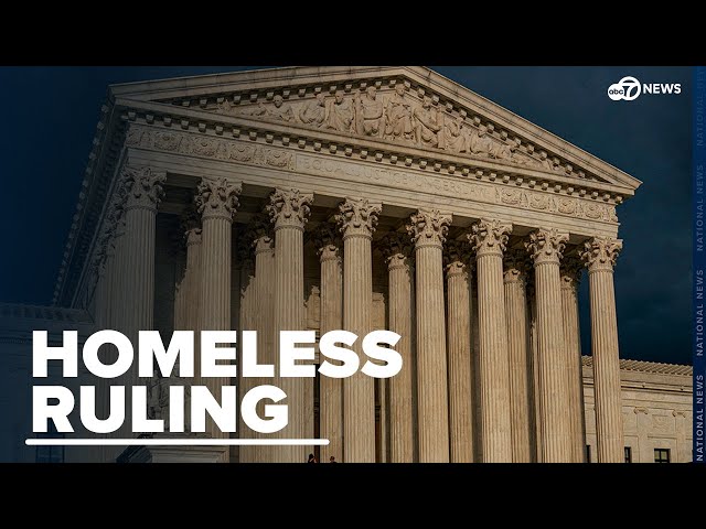 ⁣Supreme Court allows cities to enforce bans on homeless people sleeping outside