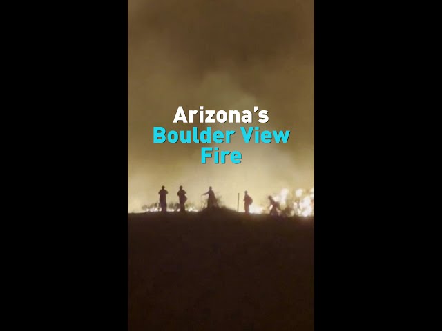 ⁣Arizona’s Boulder View Fire