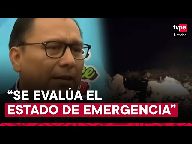 ⁣Ministro González: Se evalúa el estado de emergencia en Caravelí