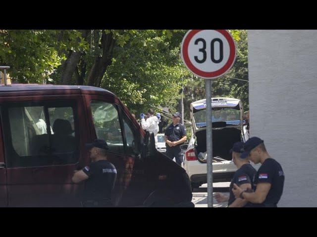 ⁣Attacker shot dead after wounding Israeli embassy guard in Belgrade
