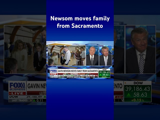 ⁣Gov. Gavin Newsom moves family to wealthy California county #shorts