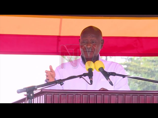 ⁣President Museveni calls on parents to instill hard work, African family values in children