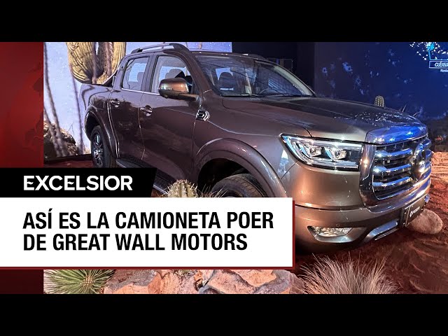 ⁣GWM Poer, la pick-up china que ya rueda en México
