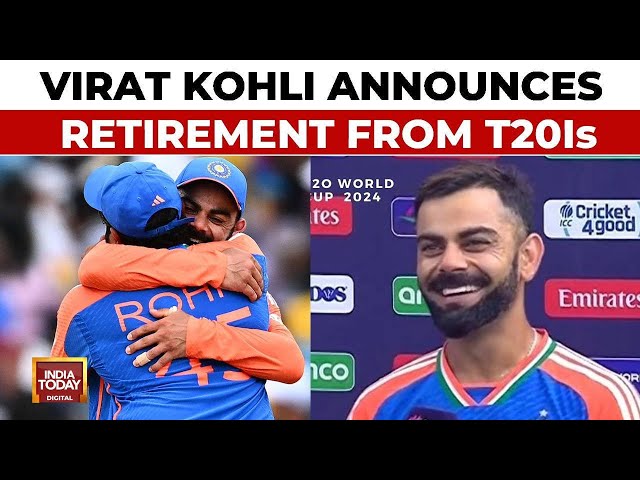 ⁣Virat Kohli Announces Retirement From T20Is After Winning T20 World Cup | IND Vs SA | India Today