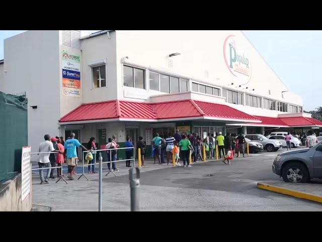 ⁣Barbadians prepare for passage of Hurricane Beryl