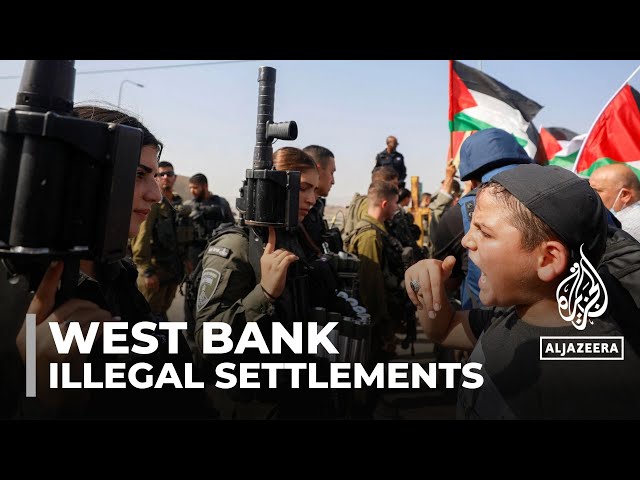 ⁣Illegal Israeli settlements expansion plans raise alarm across occupied West Bank