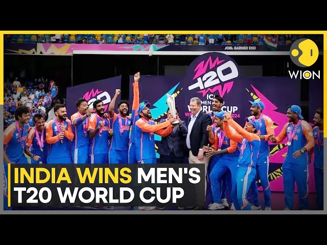 ⁣India wins the T20 World Cup, defeating South Africa for the cricket title | WION Sports