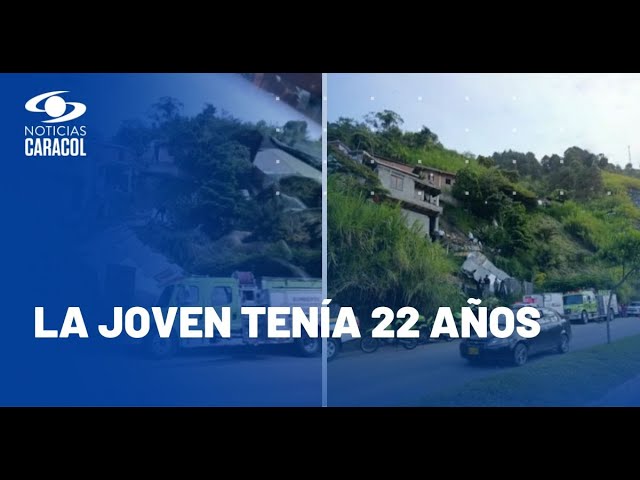 ⁣Mujer perdió la vida en la comuna 13, Medellín, tras derrumbe que cayó en su casa