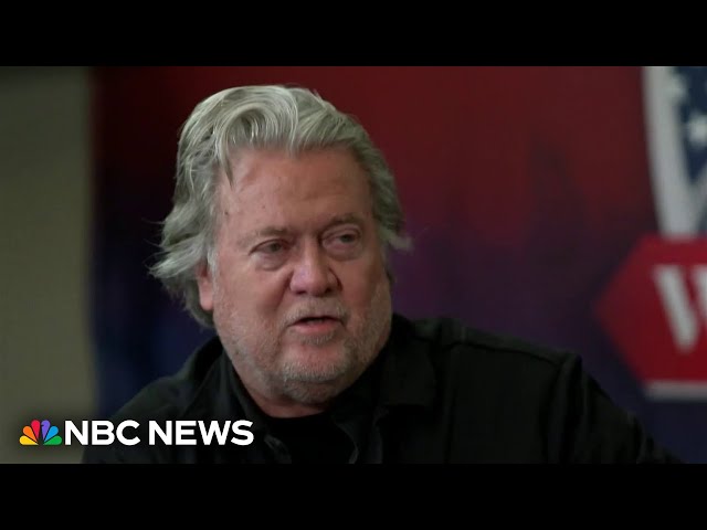 ⁣Steve Bannon one-on-one ahead of prison sentence