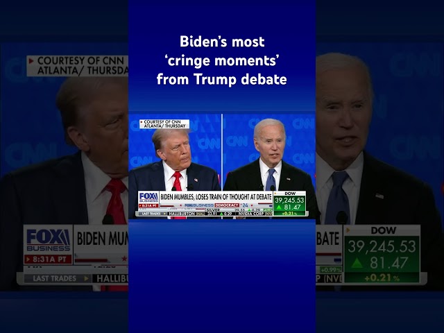 ⁣Biden’s biggest mistakes at CNN Presidential Debate #shorts