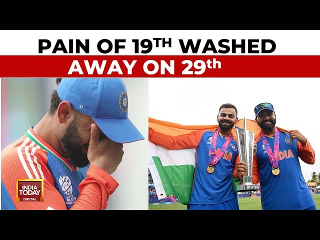 ⁣A Billion Prayers Answered In Barbados As Team India Celebrates T20 World Cup Title | India Today