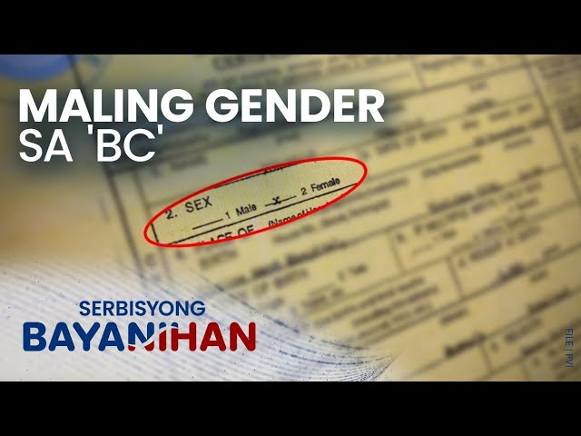 ⁣Paano maaayos ang maling gender sa birth certificate?