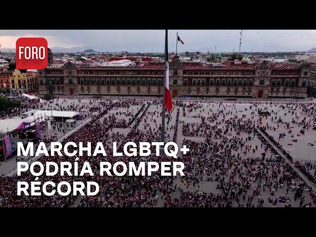 ⁣Prevén que se rompa récord de asistencia en Marcha del Orgullo en CDMX - Las Noticias