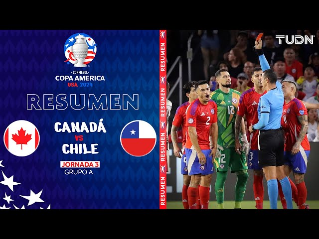 ⁣Resumen | Canadá vs Chile | Copa América 2024 - J3 | TUDN