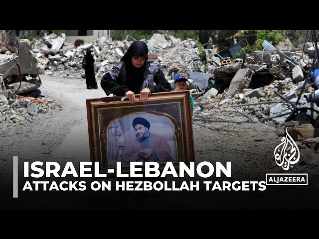 ⁣Israeli military carries out attacks on Hezbollah targets in southern Lebanon