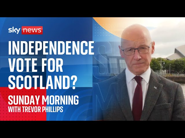 ⁣SNP would pursue second independence referendum if faced with electoral losses, Swinney says
