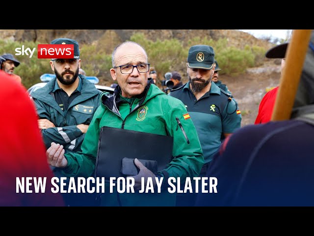 ⁣Jay Slater: New search for missing teenager almost two weeks after 19-year-old's disappearance