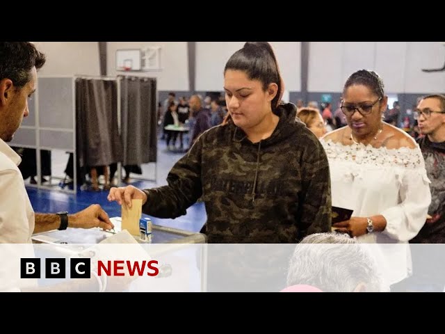 ⁣France begins voting in snap election | BBC News