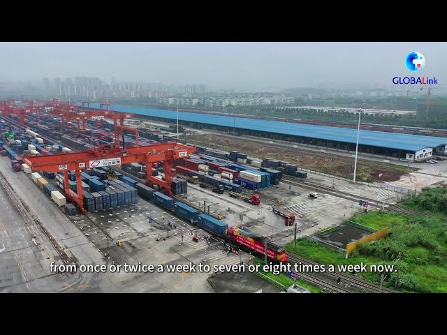 ⁣GLOBAlink|A look into Chongqing's thriving logistics hub