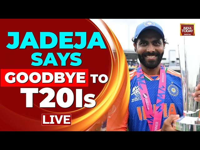 ⁣LIVE: Ravindra Jadeja Announces T20I Retirement After India’s T20 World Cup Win | India Today