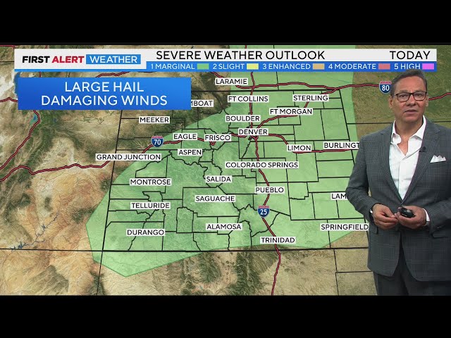 ⁣Severe storms possible with more heat