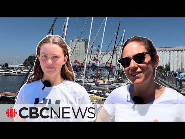 ⁣Meet the sailors racing across the Atlantic from Quebec City