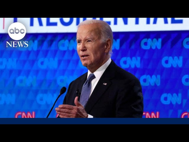 ⁣Biden campaign doing damage control following debate