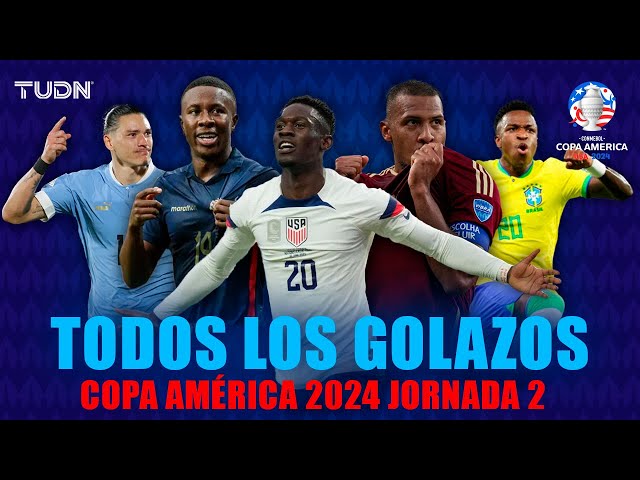 ⁣¡LLUVIA DE GOLES! ☔⚽ Todas las anotaciones de la Jornada 2 de la Copa América 2024 | TUDN