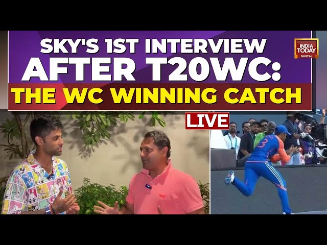 ⁣LIVE: Suryakumar Yadav In Exclusive Conversation With India Today On India's Big T20 World Cup 