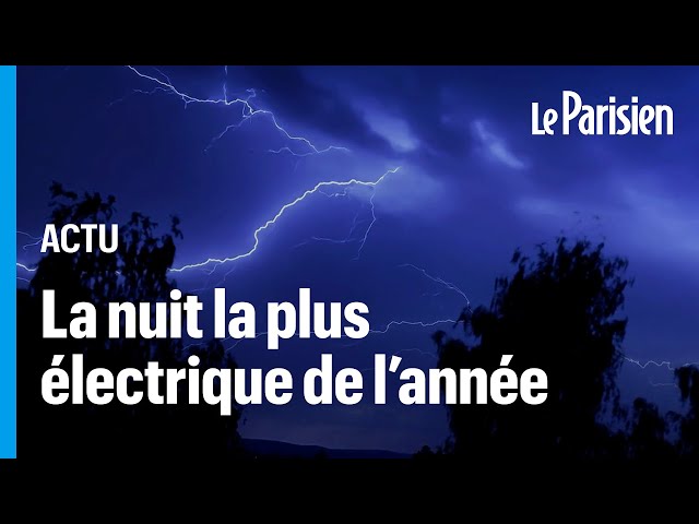 ⁣130 000 éclairs, pluies diluviennes, au moins 3 morts... de violents orages ont balayé la France