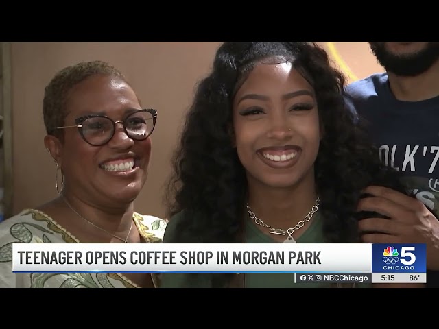 ⁣17-year-old opens coffee shop in Morgan Park