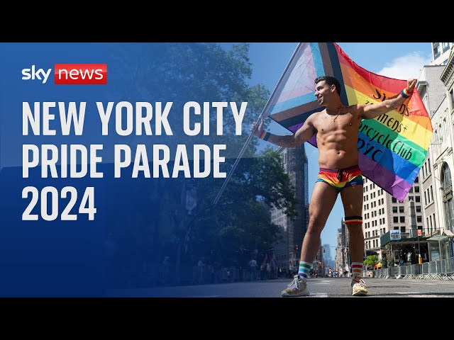 ⁣Watch live: New York pride parade 2024